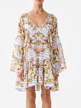 Camilla Throne Games A-line Gathered Panel Dress